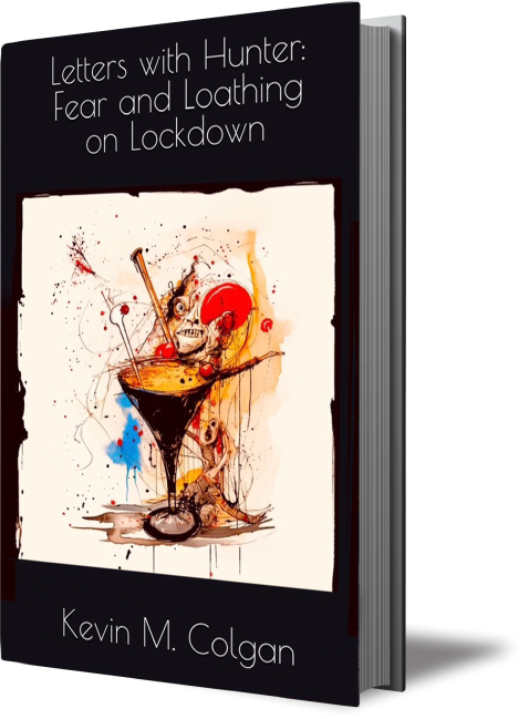 Letters with Hunter book cover by Kevin M. Colgan